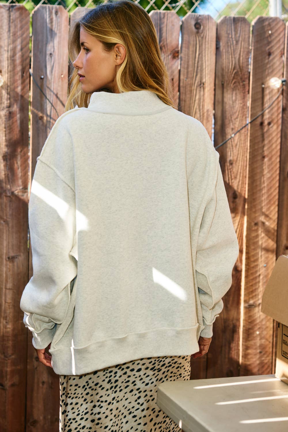 GOD IS GOOD Reversible Mock Neck