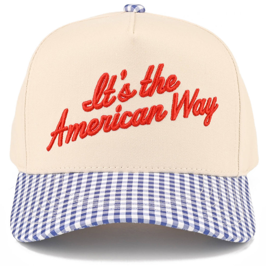 THE AMERICAN WAY Two Tone Trucker Hat