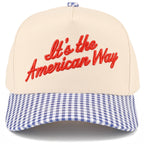 THE AMERICAN WAY Two Tone Trucker Hat