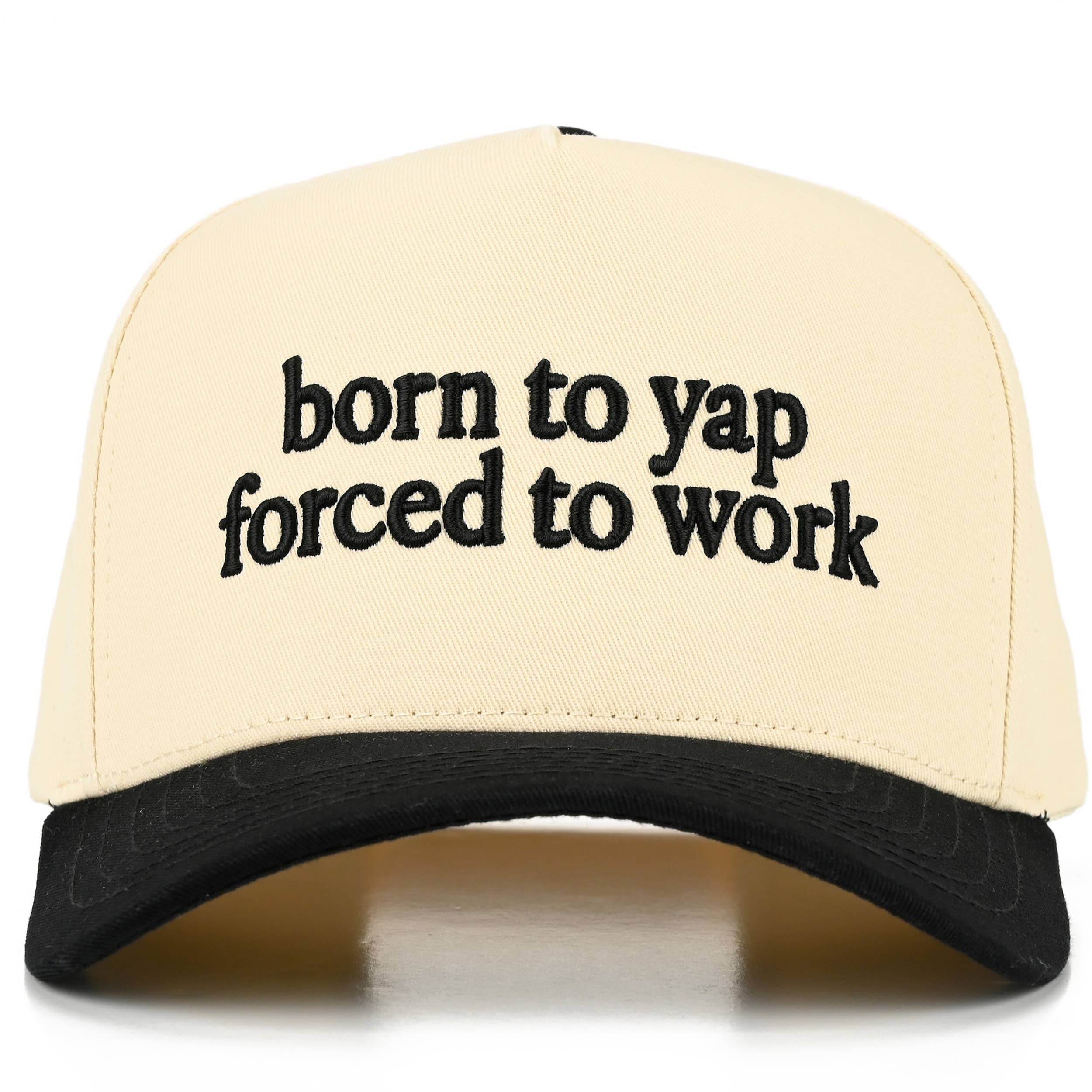 BORN TO YAP Two Tone Trucker Hat