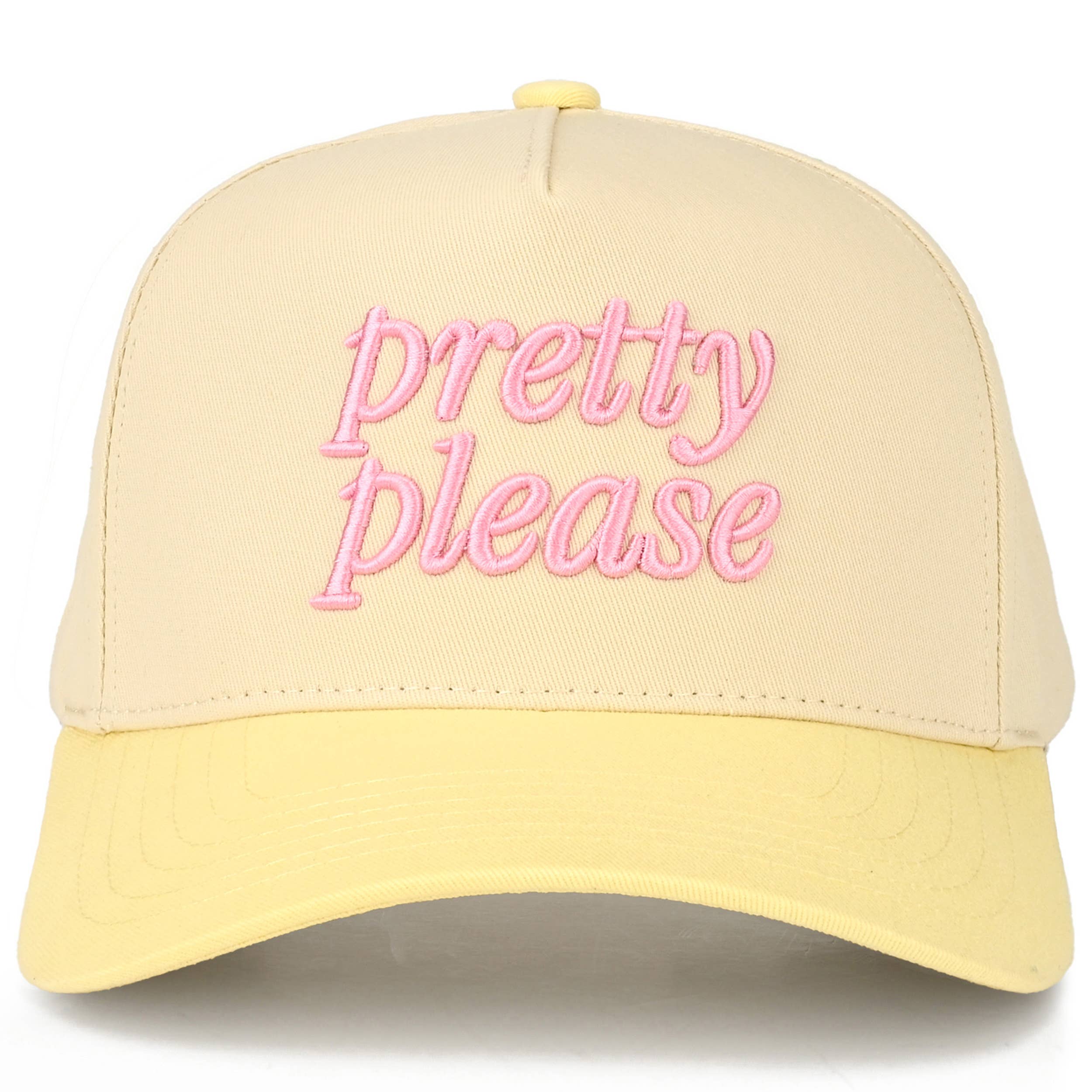PRETTY PLEASE Embroidered Trucker Hat