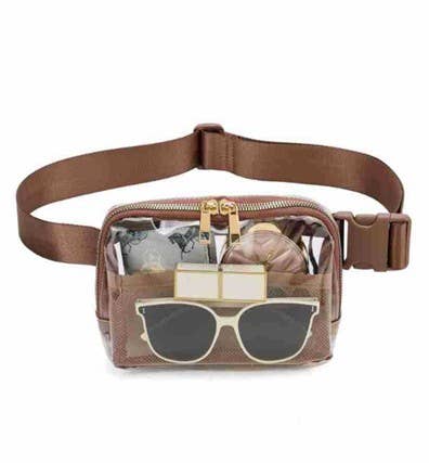 CLEAR CROSS BODY SLING MESSENGER FANNY PACK