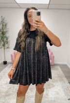Mineral Wash Mini Dress