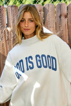 GOD IS GOOD Reversible Mock Neck