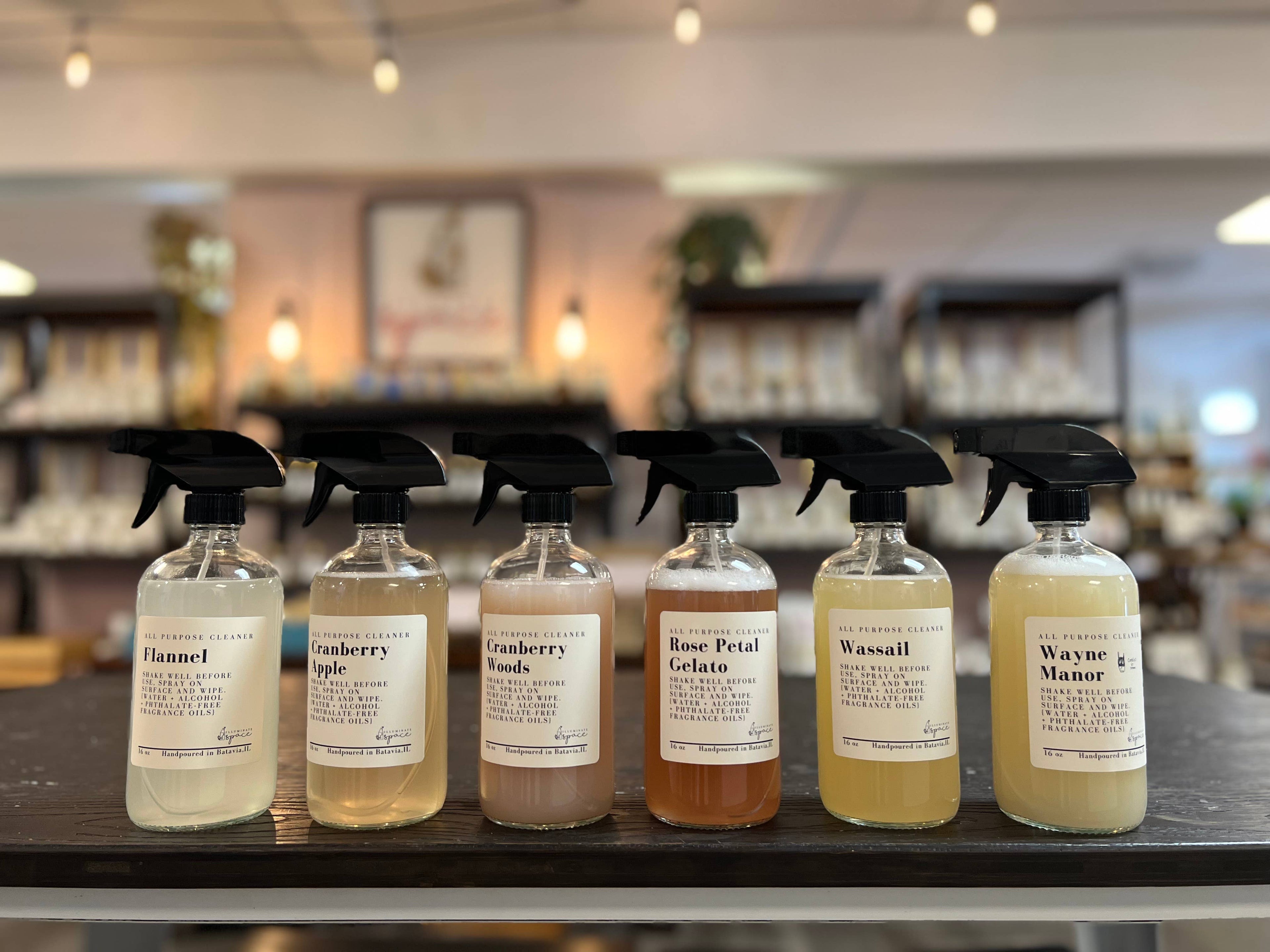 Concentrated Cleaner in Glass Spray Bottle – Just Add Water