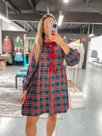Holiday Cheer Plaid Dress