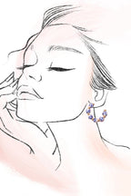 18K STAINLESS STEEL TARNISH FREE PORCELAIN HOOP