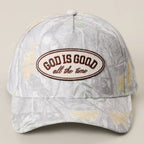 GOD IS GOOD Patch Camo Baseball Cap