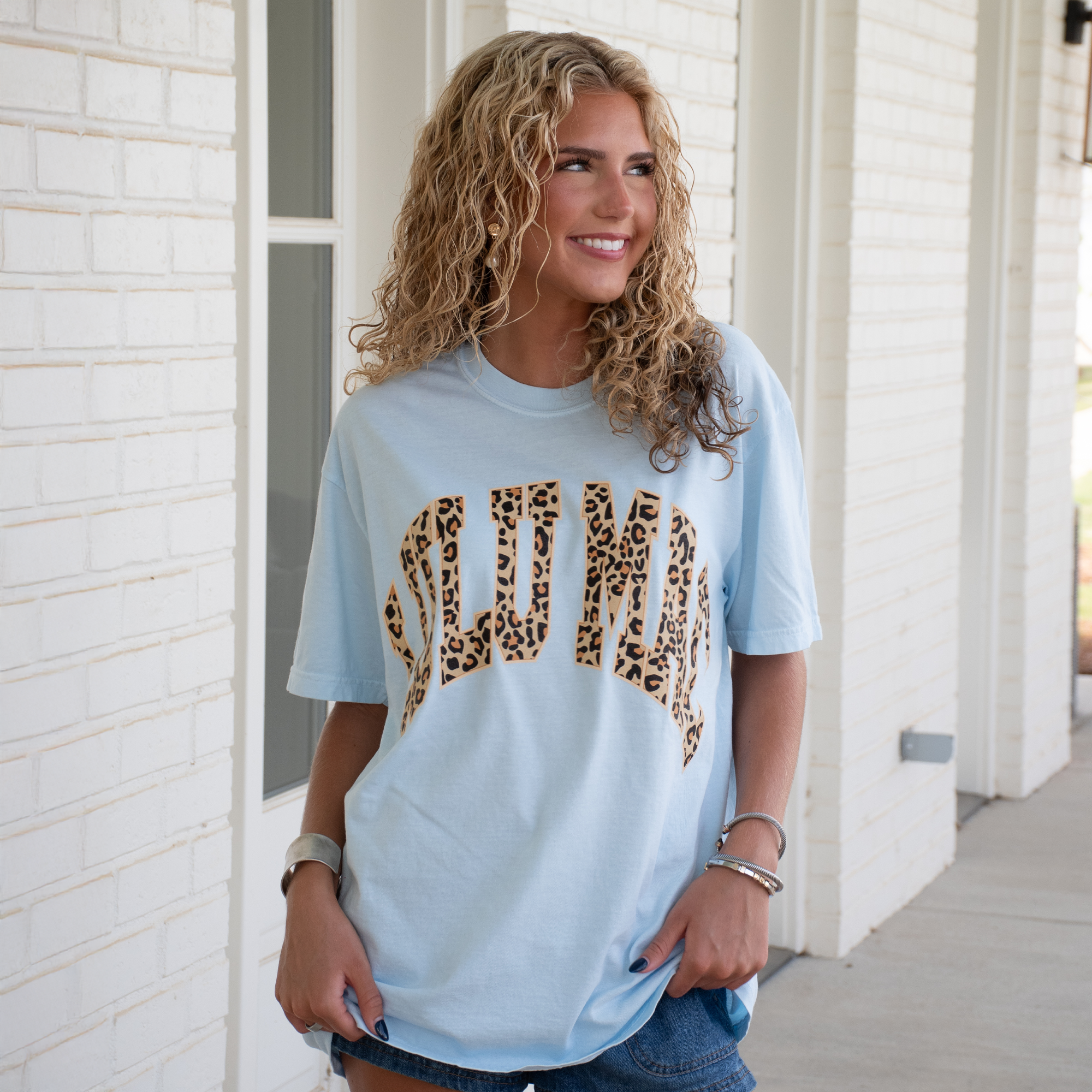 LULU MAC Leopard Comfort Colors Tee