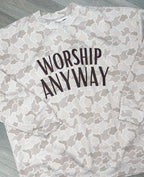 Worship Anyway Camo Crew