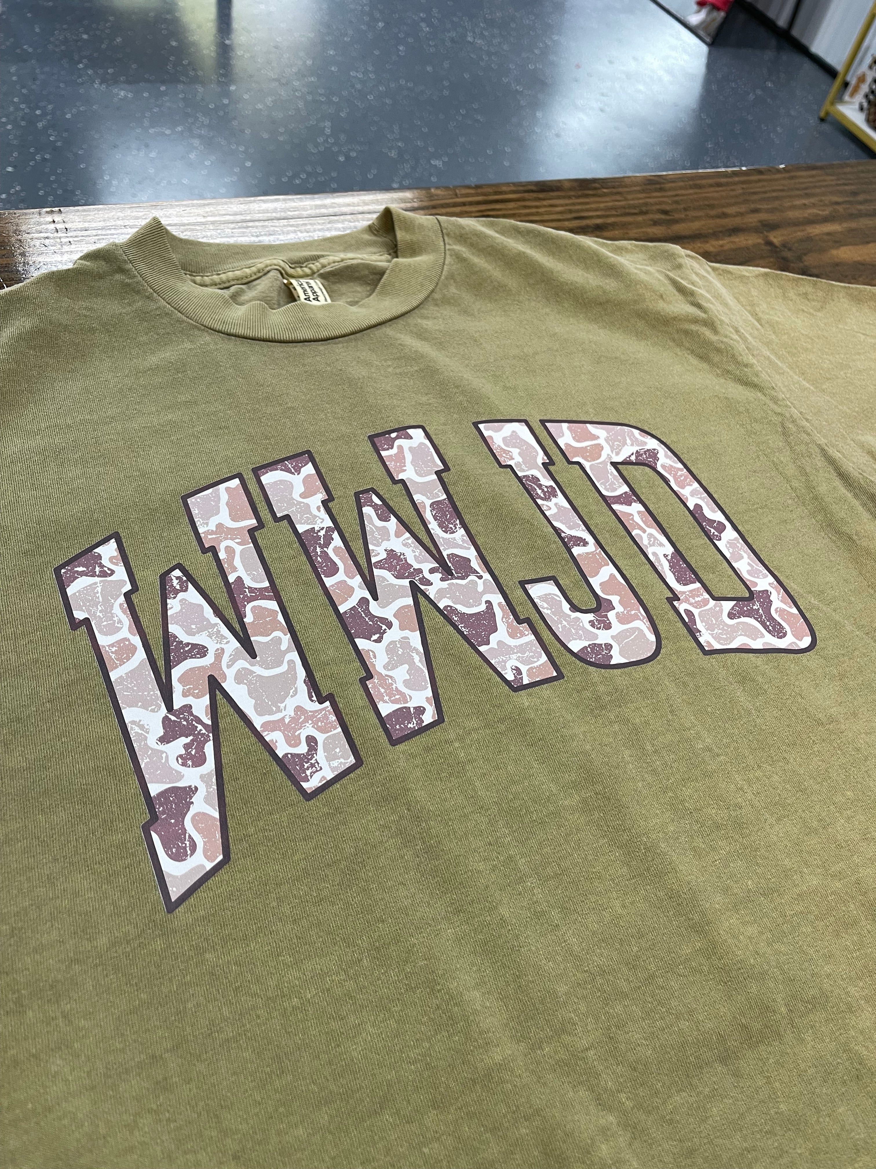 Camo WWJD tee