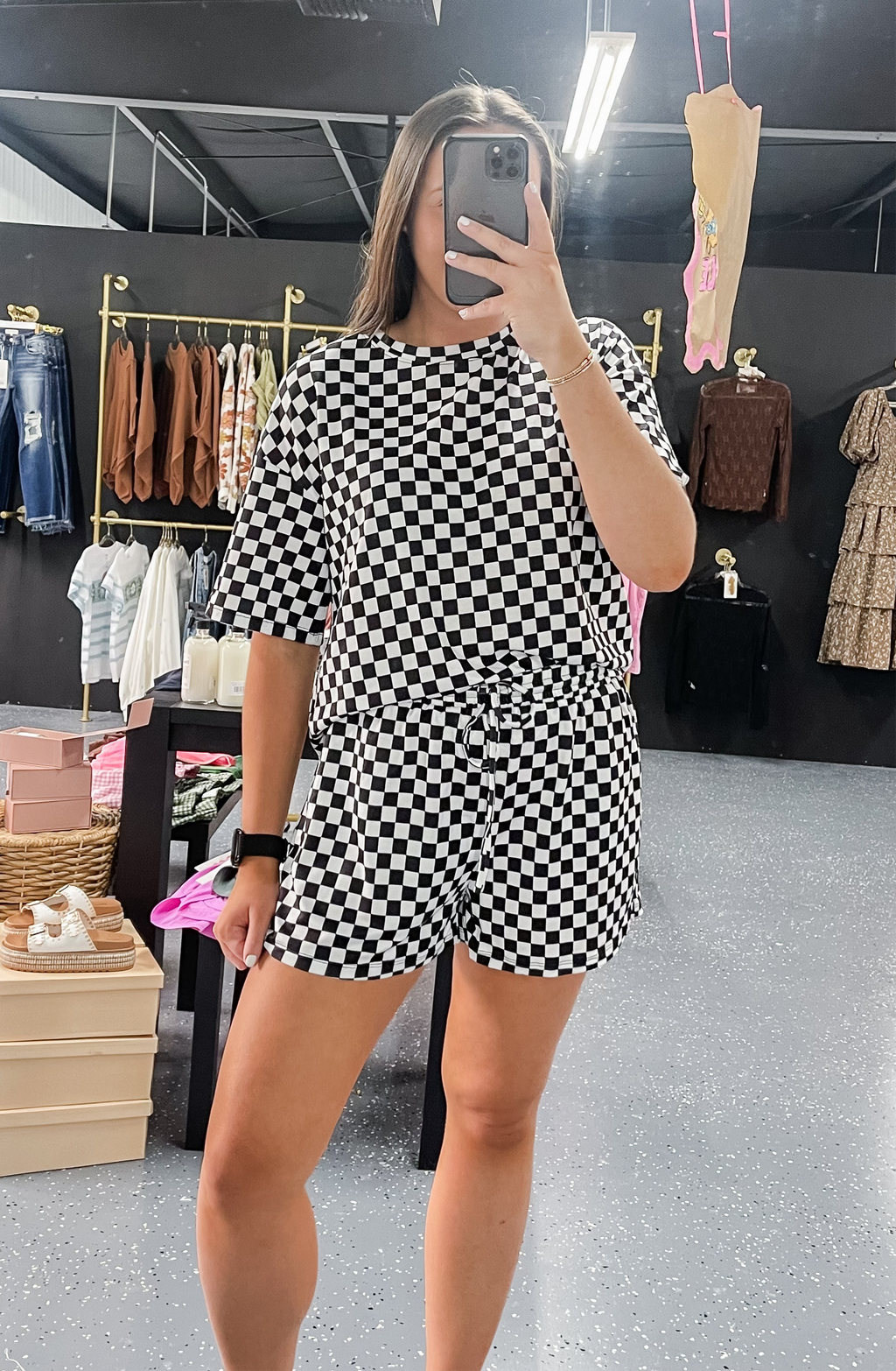 Jessi Checkered Set