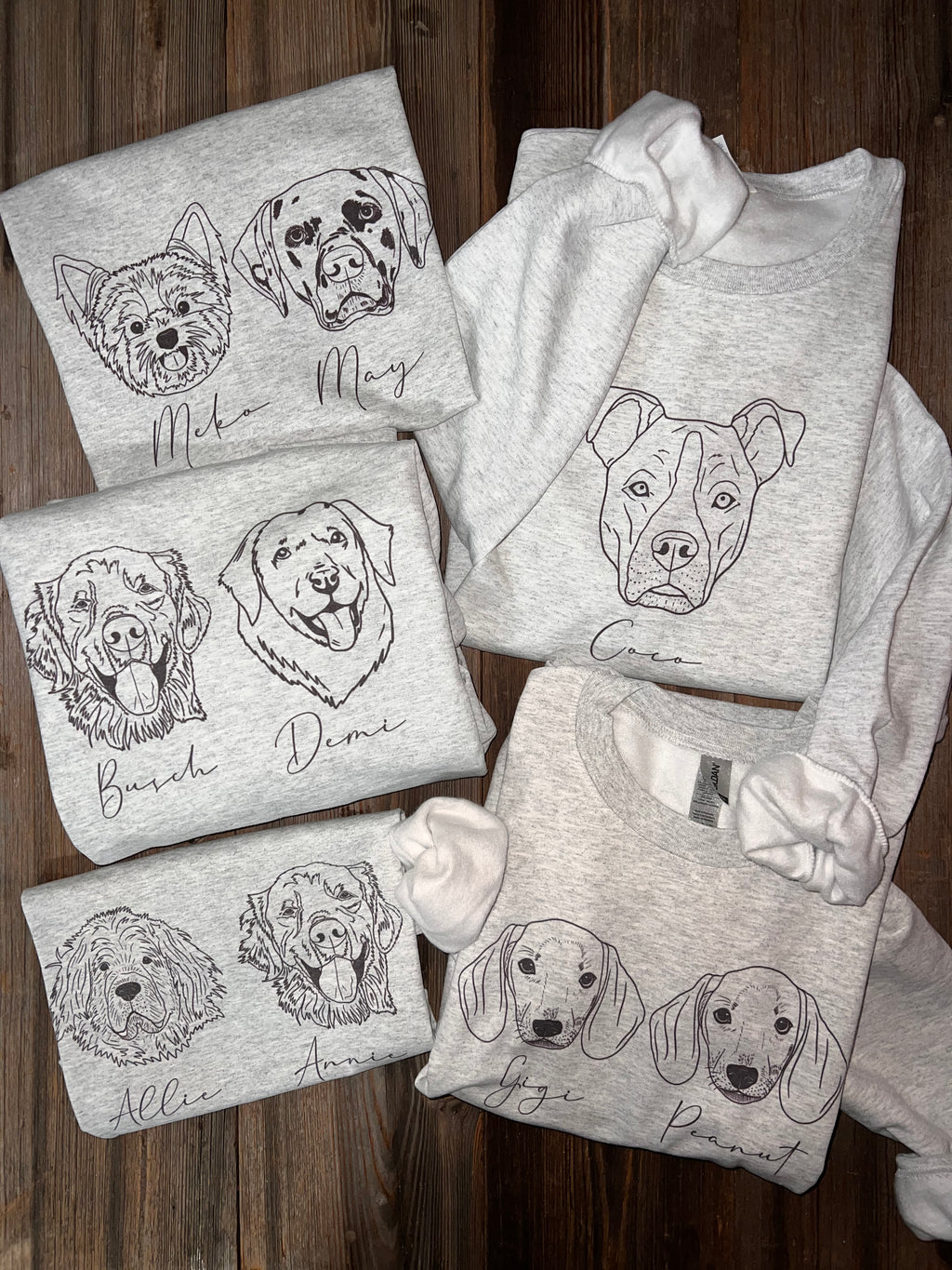 Custom Dog Tees + Crews