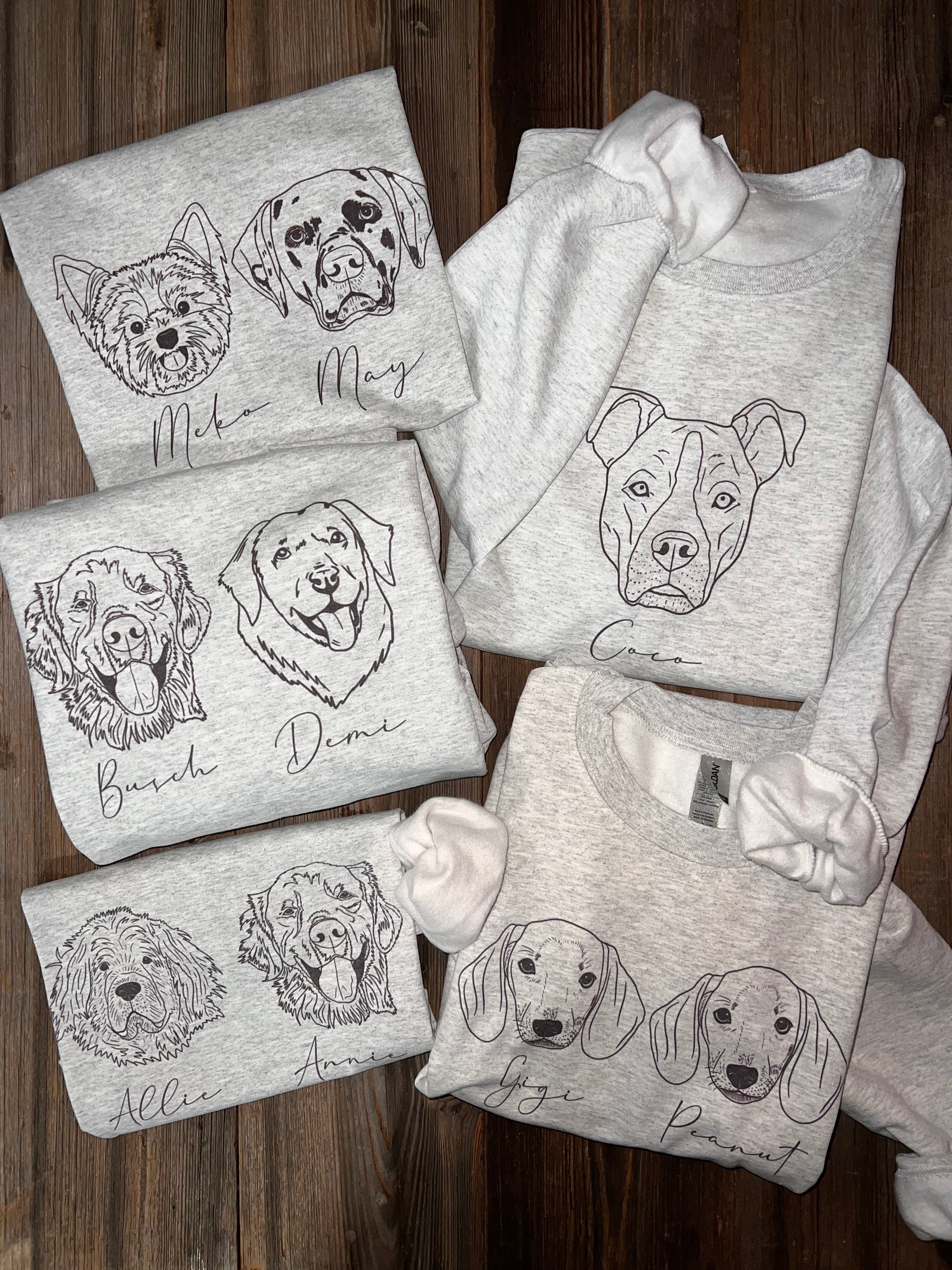 Custom Dog Tees + Crews