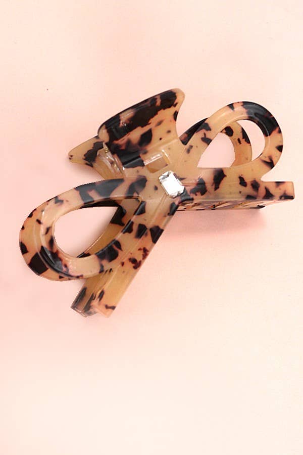 BOW HAIR CLAW CLIP