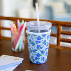 Blue Hydrangeas | Reusable Coffee Sleeve
