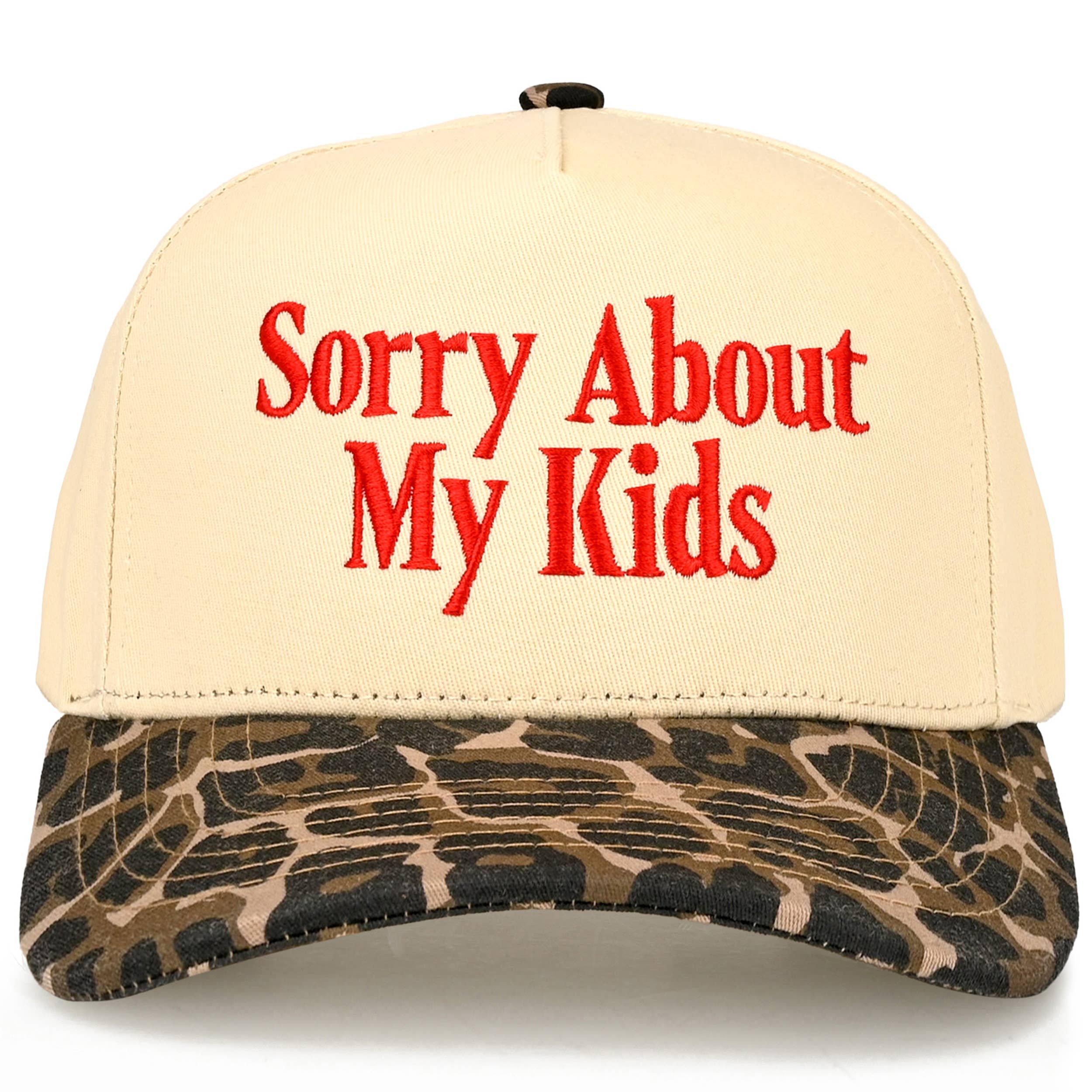 SORRY ABOUT MY KIDS Trucker Hat