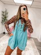 Mesh Leopard Top