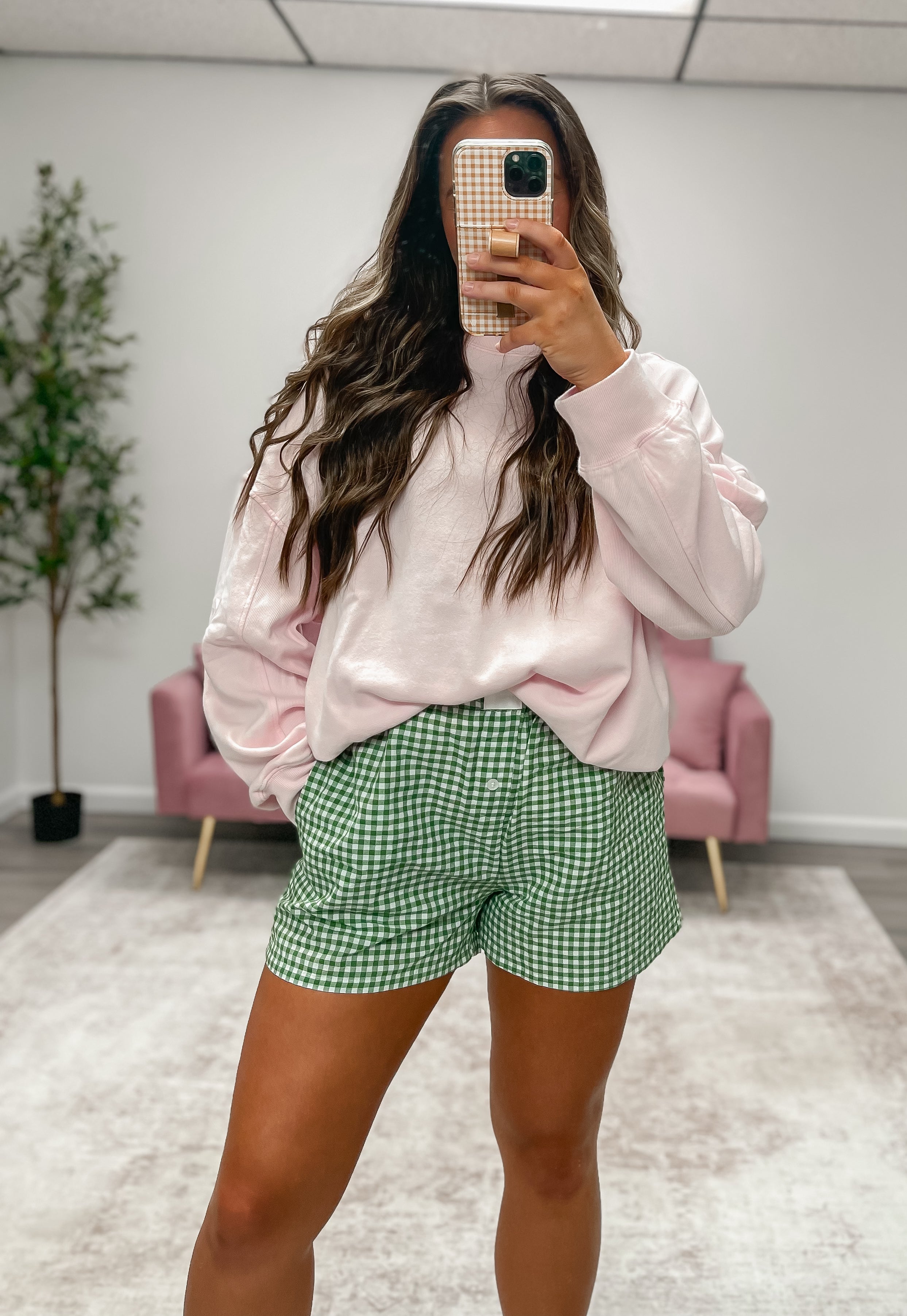Georgia Plaid Boxer Shorts