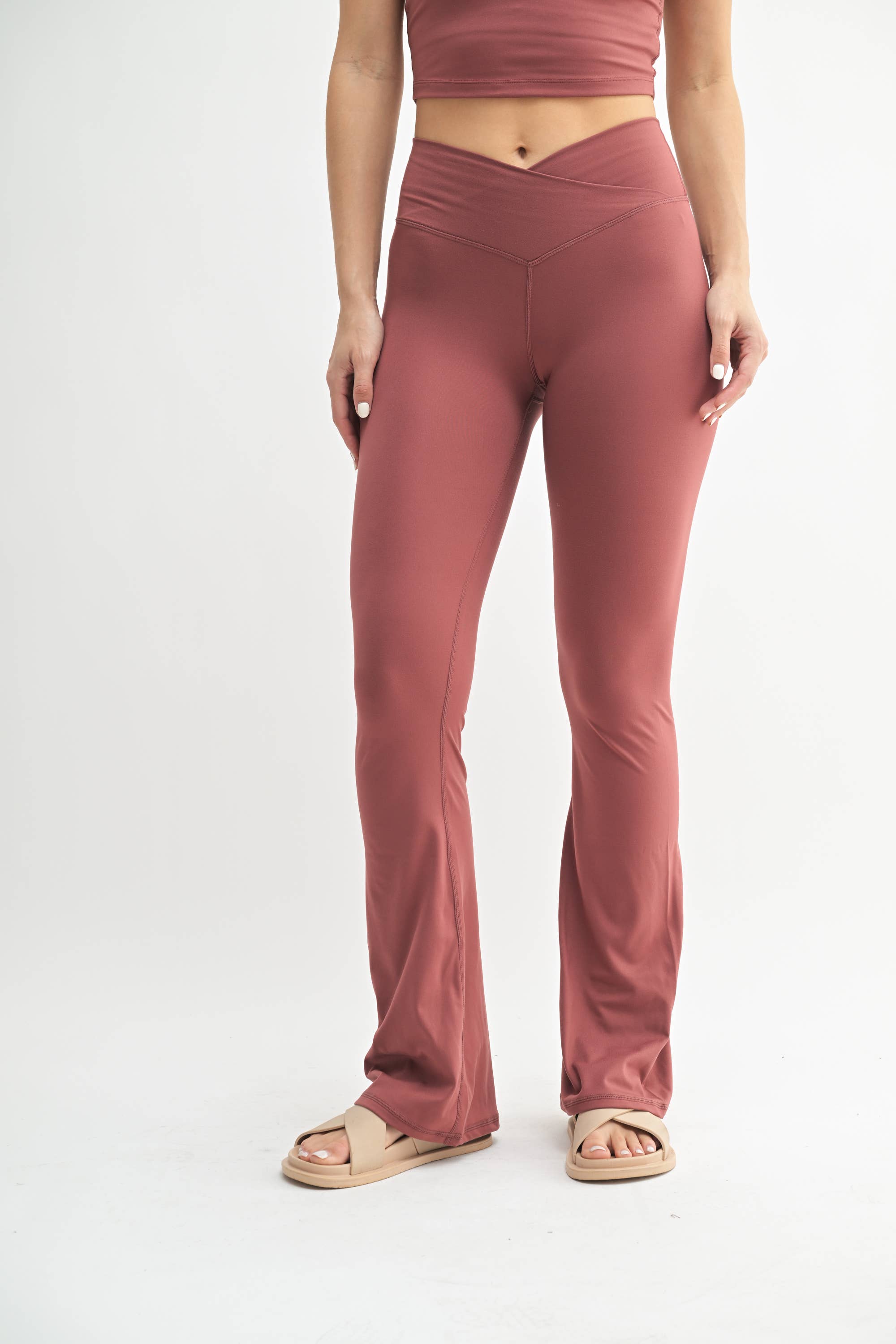 Venice Crossover Waist Yoga Pants