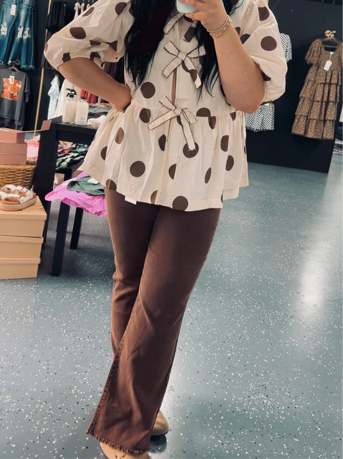 Ashton Straight Leg Jean - Brown