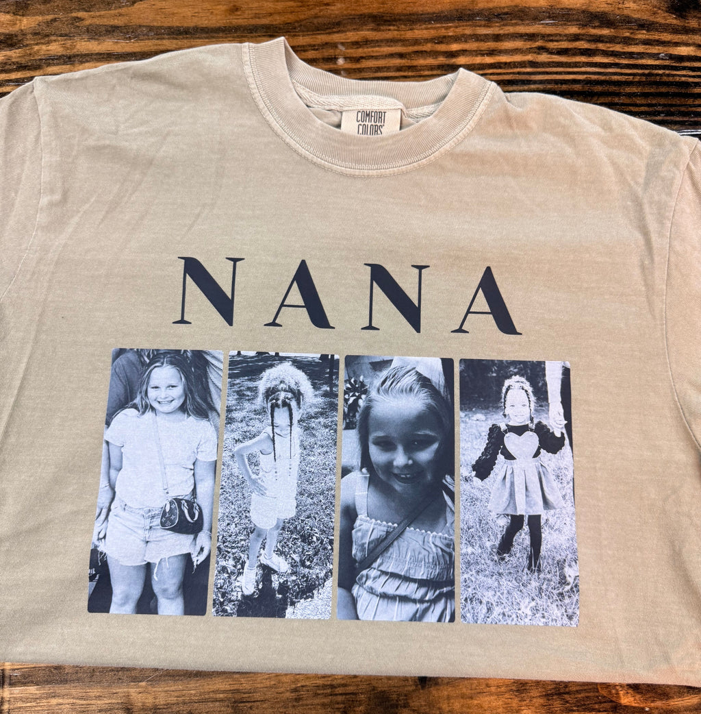 Custom Grandma Photo Shirt