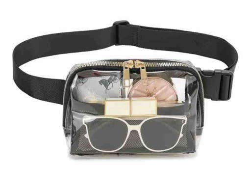 CLEAR CROSS BODY SLING MESSENGER FANNY PACK