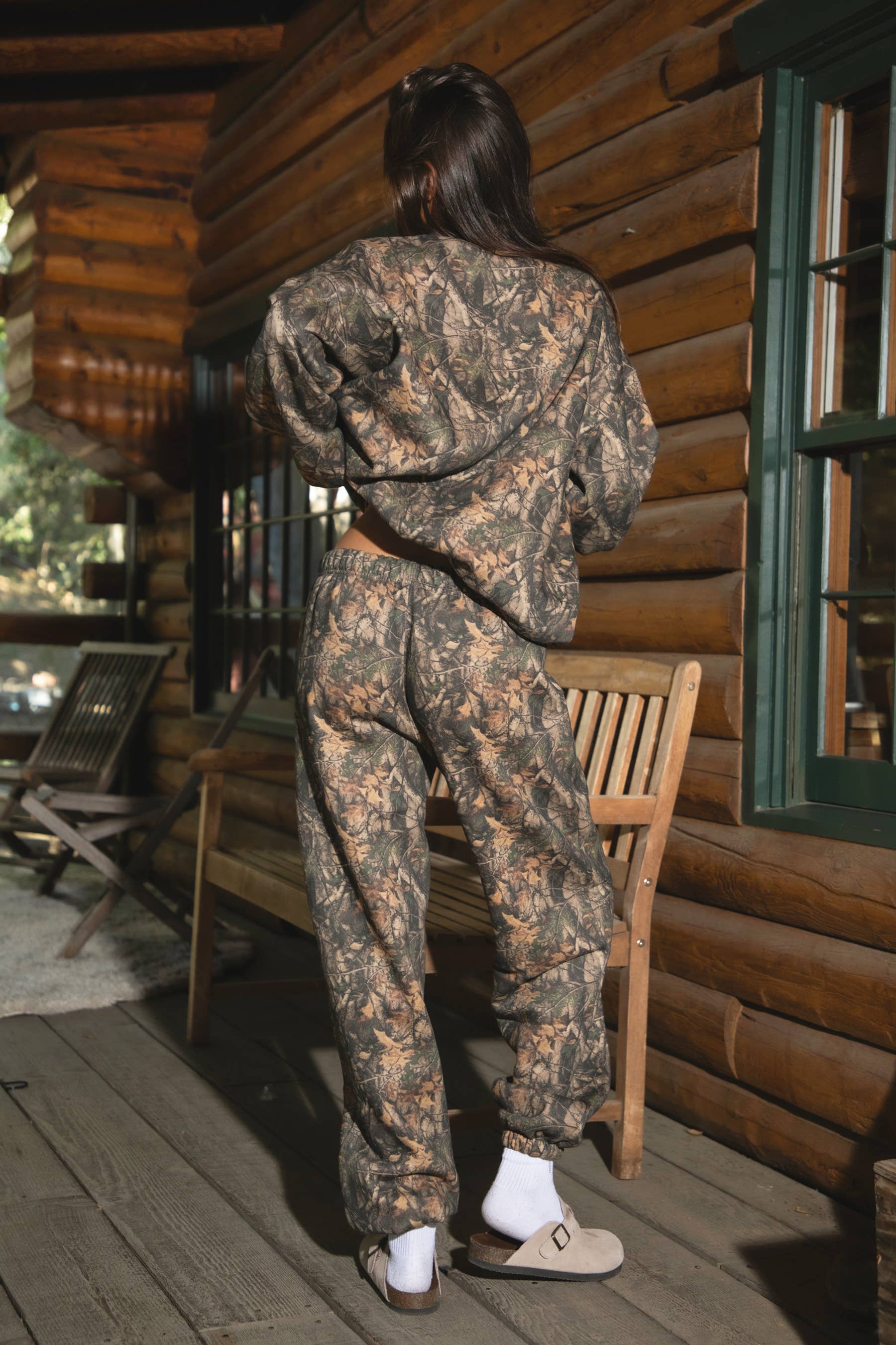 Woodland Camo Fleece Joggers