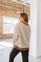 Shaylee Striped Long Sleeve Top