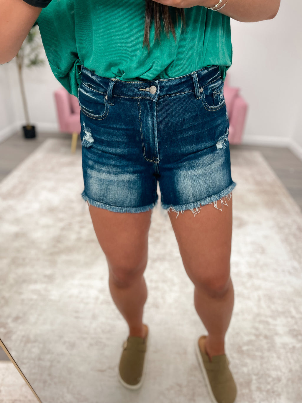 Rebel Rise Denim Shorts