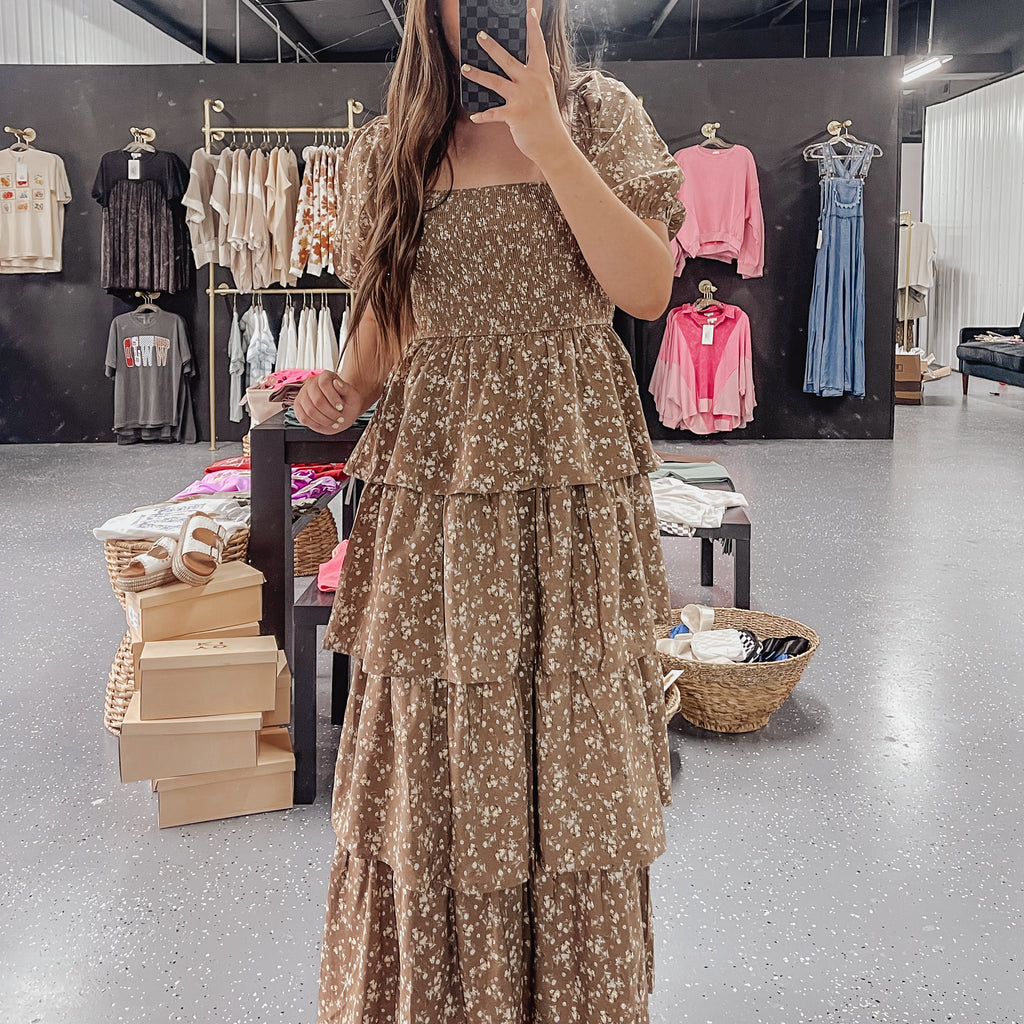 FLORAL MOCHA MAXI