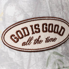 GOD IS GOOD Patch Camo Baseball Cap