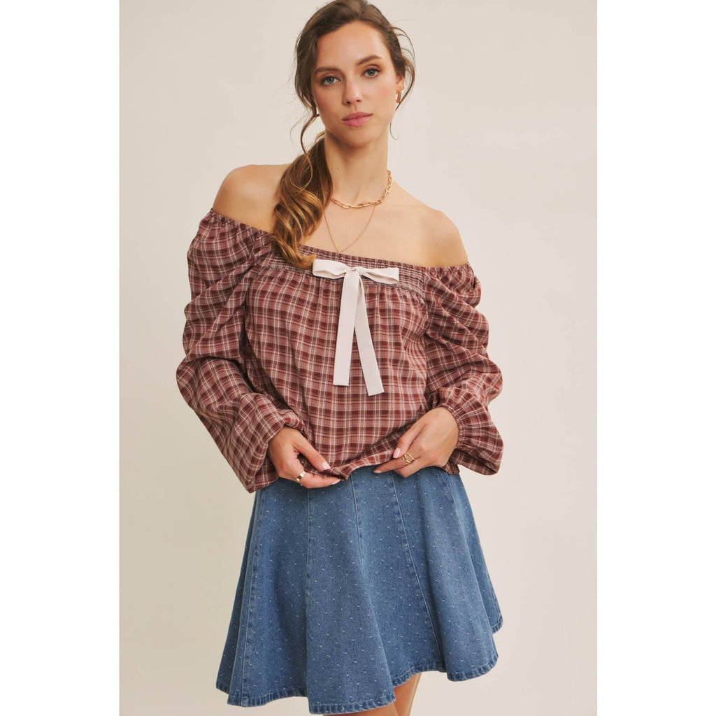 DENIM FLARE MINI SKIRT