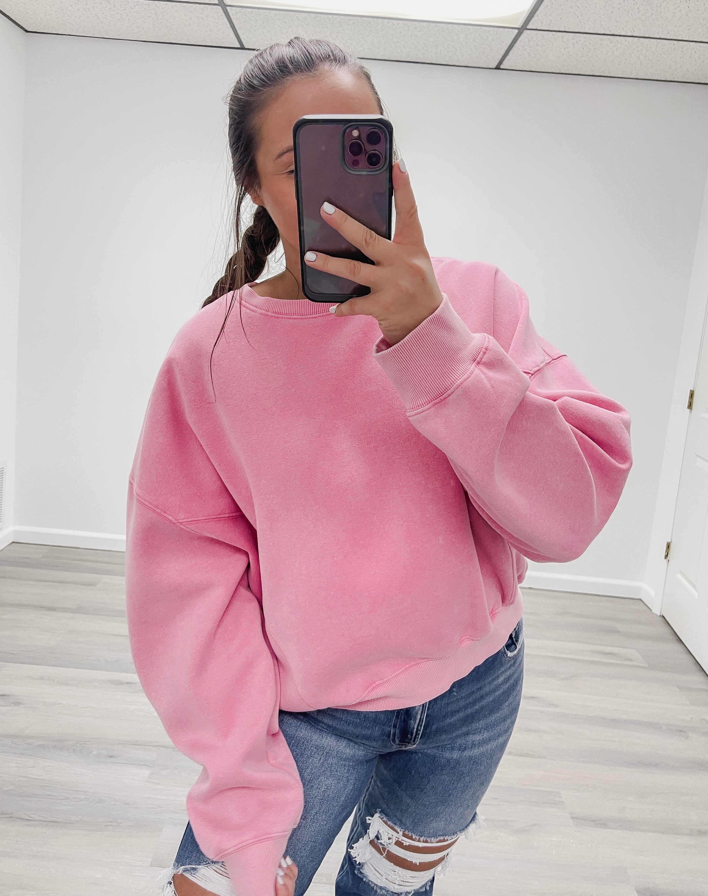 Comfort Washed Crew - 3 COLORS