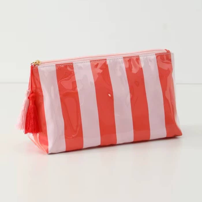 TRAVEL STRIPED POUCH
