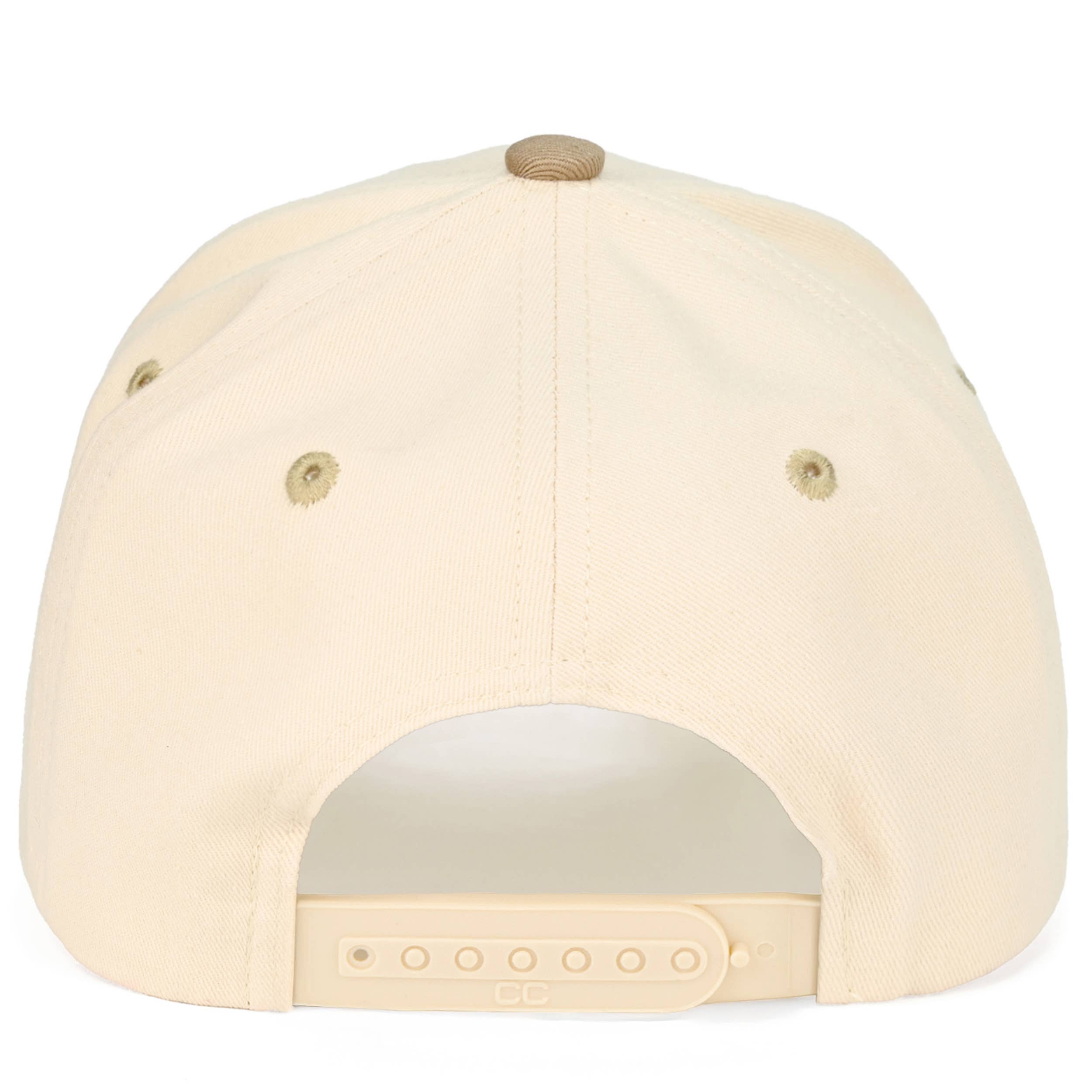 HAPPY CAMPER Embroidered Two Tone Trucker Hat