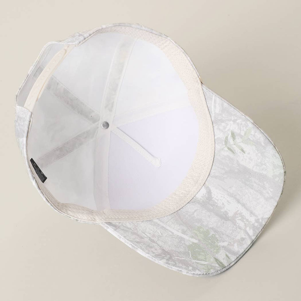 GOD IS GOOD Patch Camo Baseball Cap