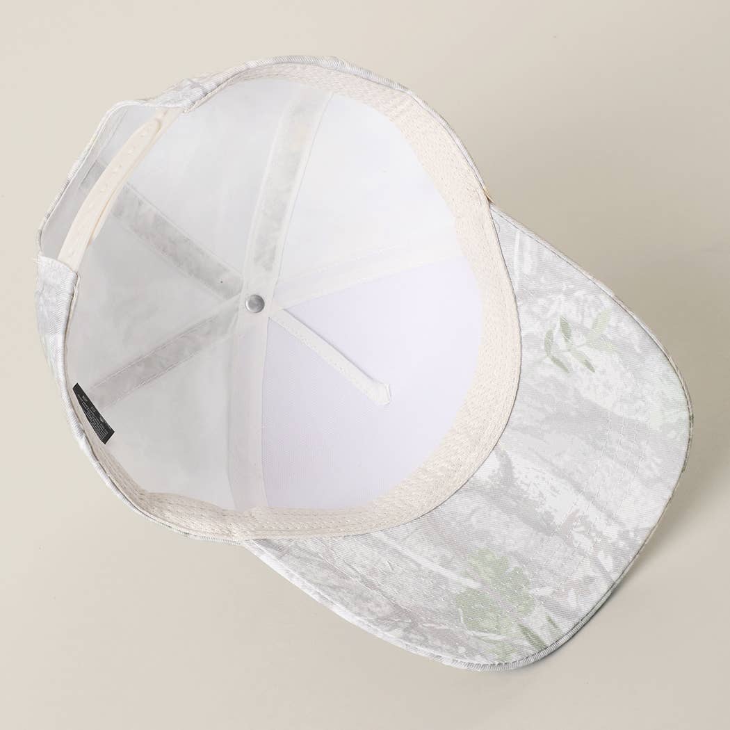 GOD IS GOOD Patch Camo Baseball Cap