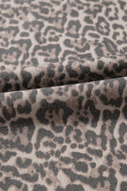 Leopard Wide Leg Jean