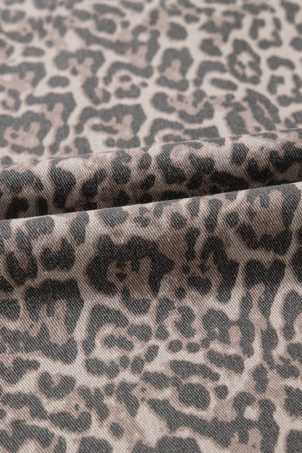 Leopard Wide Leg Jean