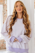 Shaylee Striped Long Sleeve Top