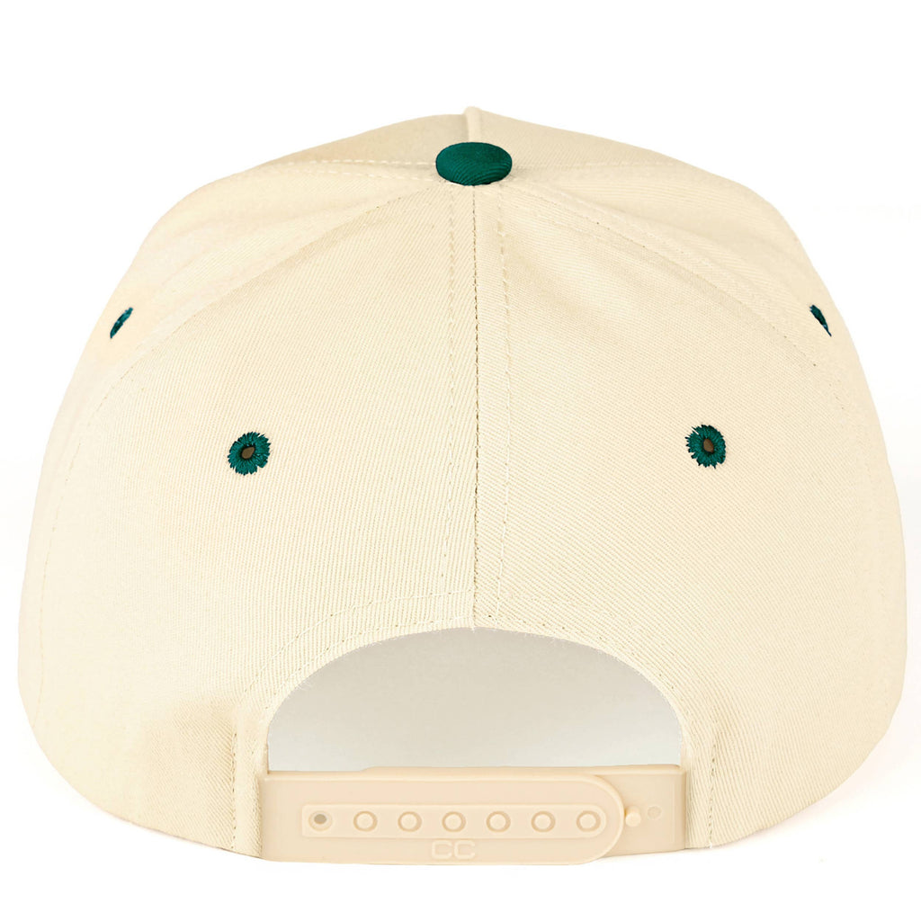 HAPPY CAMPER Embroidered Two Tone Trucker Hat