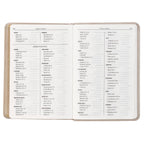 KJV Bible Compact Faux Leather, Taupe
