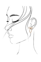ROPE BOW STUD EARRINGS