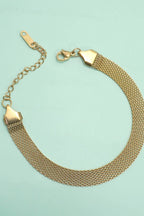 STAINLESS STEEL TARNISH FREE CHUNKY CHAIN BRACELET