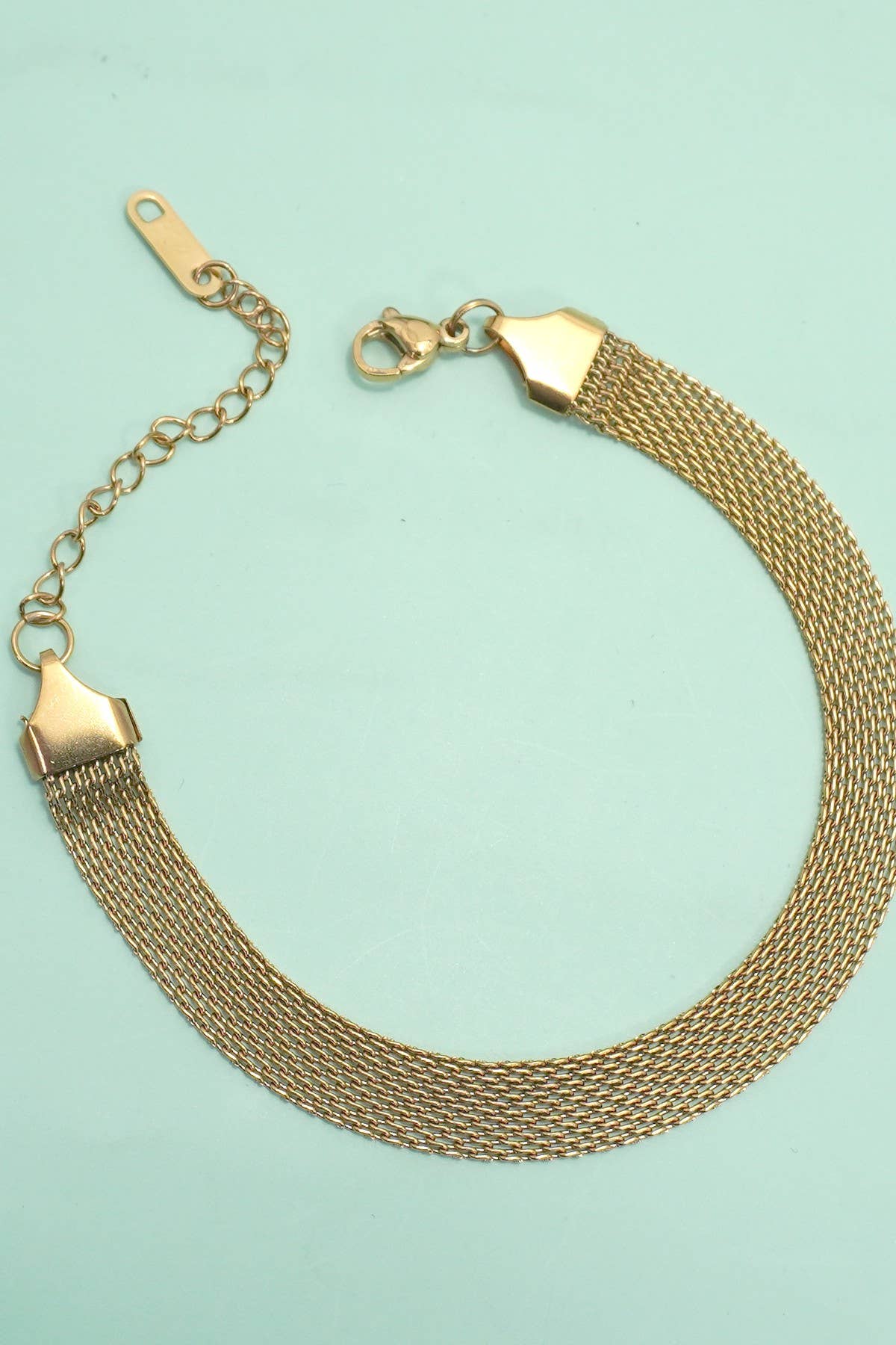 STAINLESS STEEL TARNISH FREE CHUNKY CHAIN BRACELET