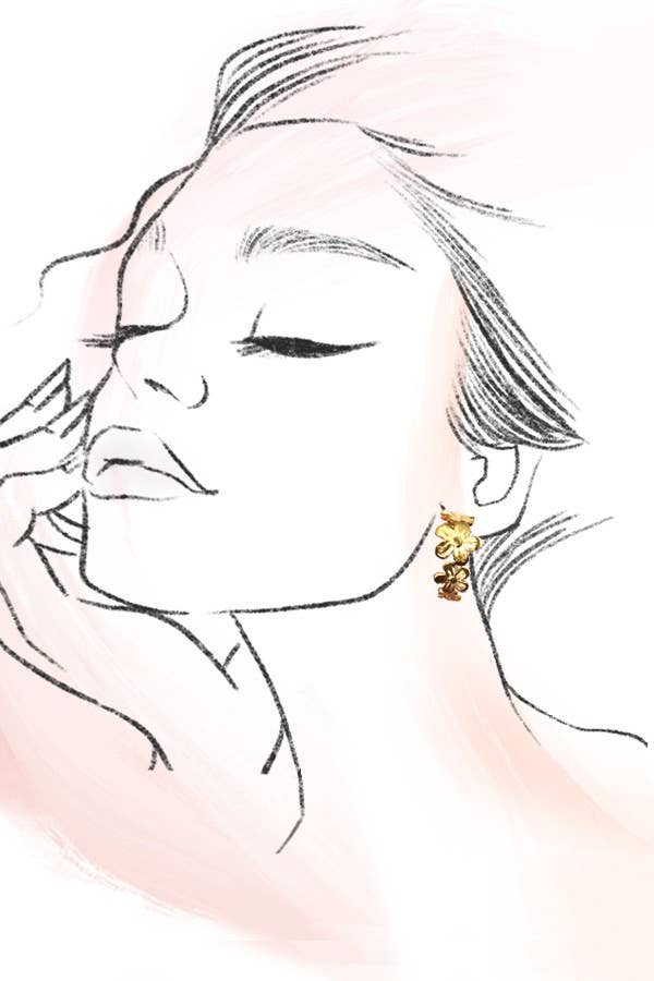 18K STAINLESS STEEL TARNISH FREE HUGGIE HOOPS