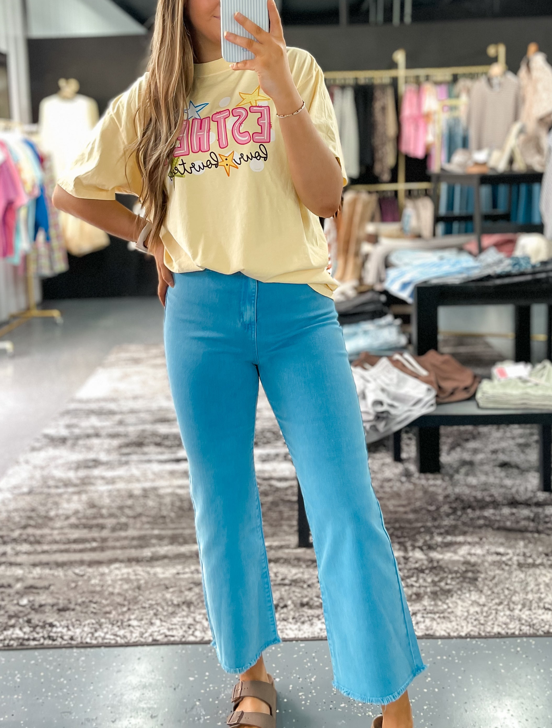 Ashton Straight Leg Jean - Blue