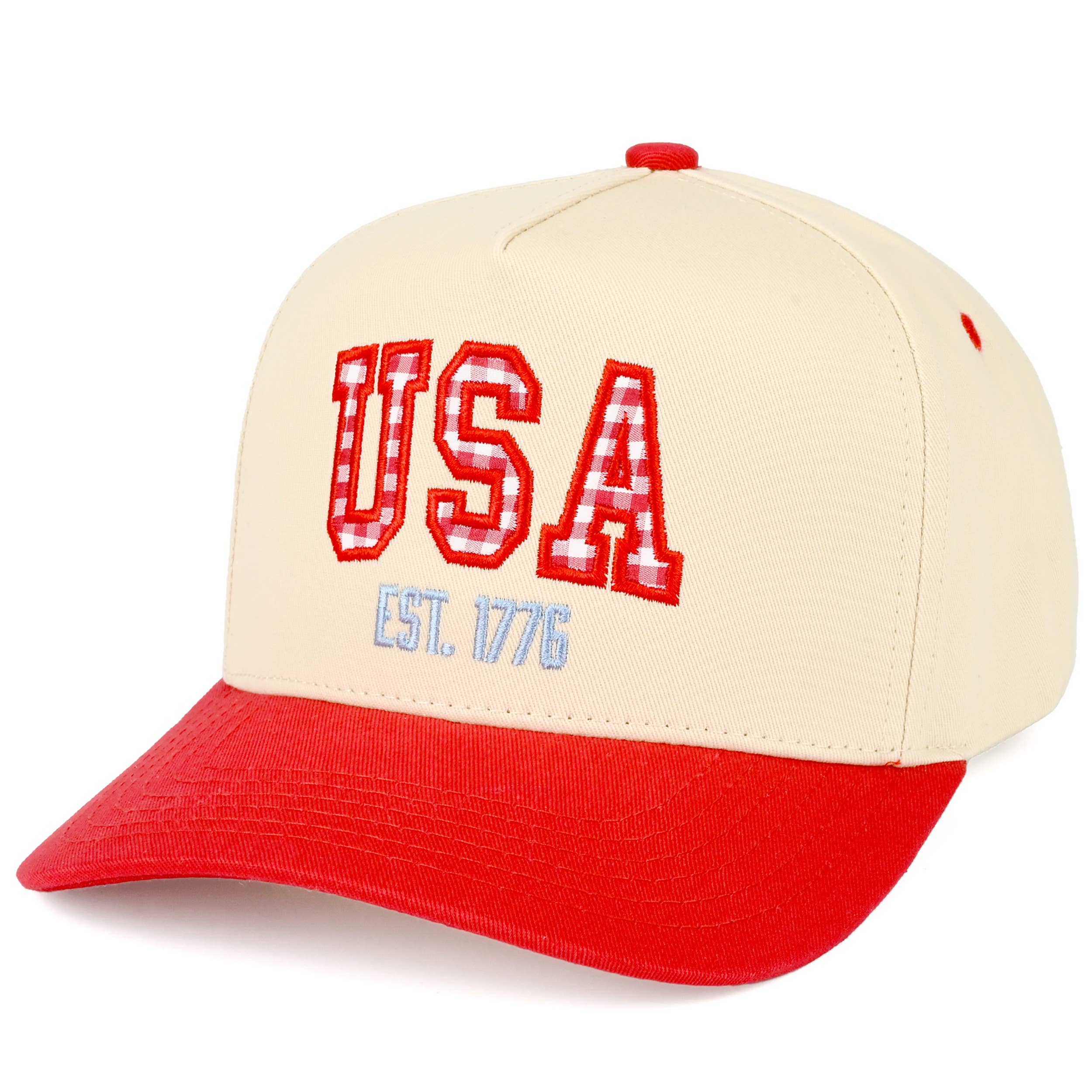 Gingham USA EST 1776 Two Tone Trucker Hat