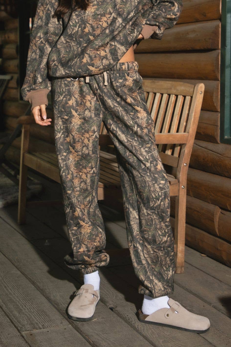 Woodland Camo Fleece Joggers